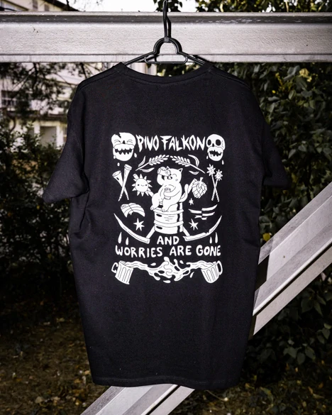 Triko Falkon x Kazisvět "...and worries are gone"